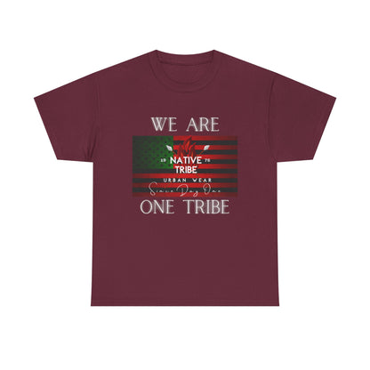 We Are One Tribe Unisex Heavy Cotton Tee - Urban Wear for Community Celebration
