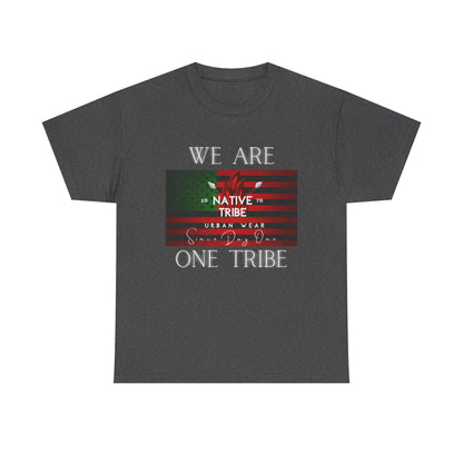 We Are One Tribe Unisex Heavy Cotton Tee - Urban Wear for Community Celebration
