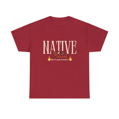 Native Tribe Unisex Heavy Cotton Tee - Retro Aesthetic T-Shirt for Cultural Pride