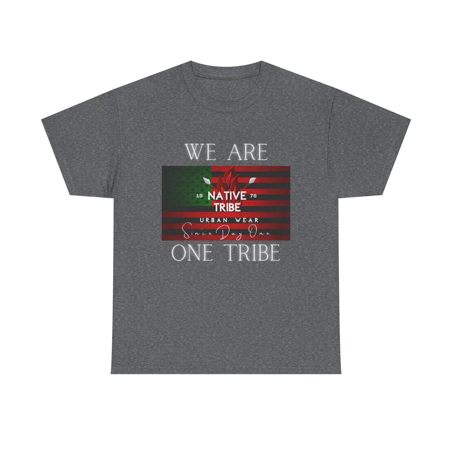 We Are One Tribe Unisex Heavy Cotton Tee - Urban Wear for Community Celebration