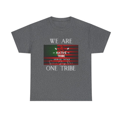 We Are One Tribe Unisex Heavy Cotton Tee - Urban Wear for Community Celebration