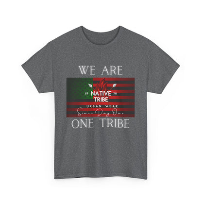We Are One Tribe Unisex Heavy Cotton Tee - Urban Wear for Community Celebration