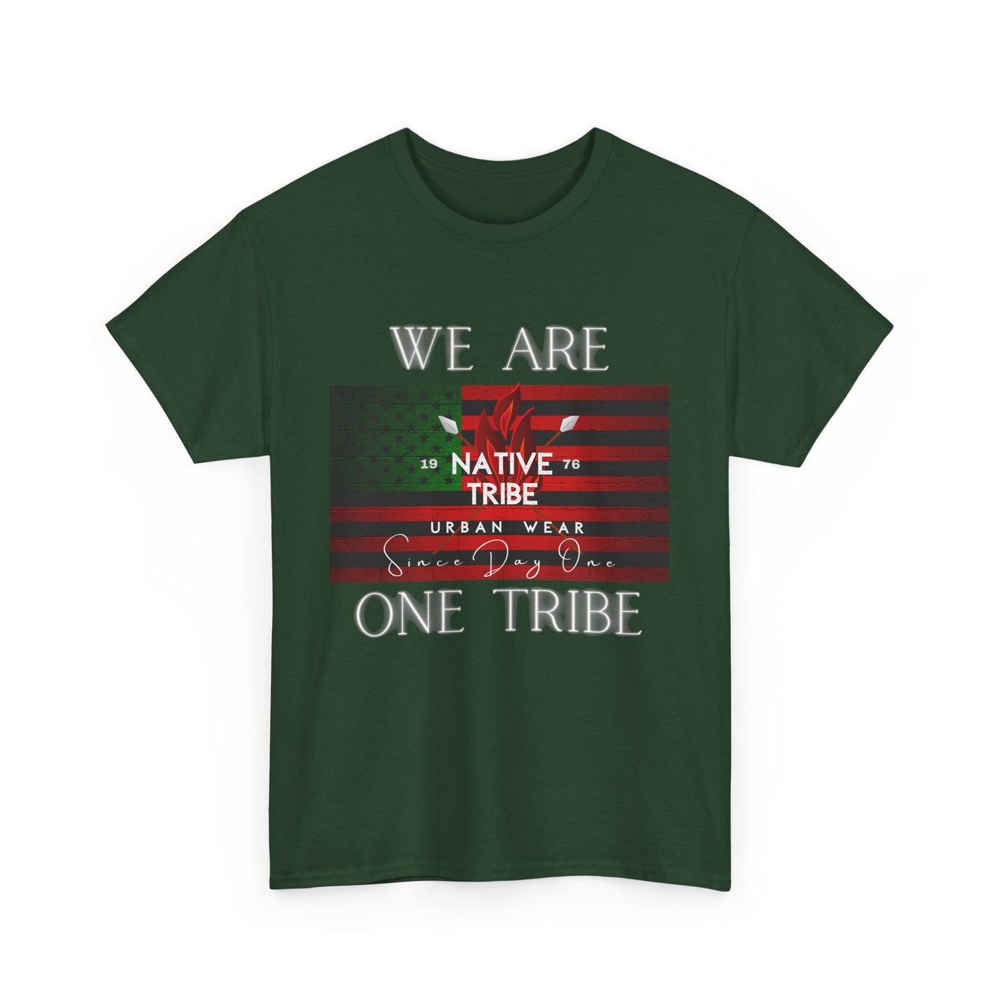 We Are One Tribe Unisex Heavy Cotton Tee - Urban Wear for Community Celebration