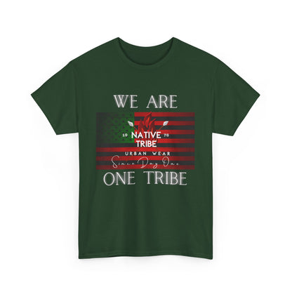 We Are One Tribe Unisex Heavy Cotton Tee - Urban Wear for Community Celebration