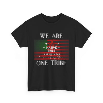 We Are One Tribe Unisex Heavy Cotton Tee - Urban Wear for Community Celebration