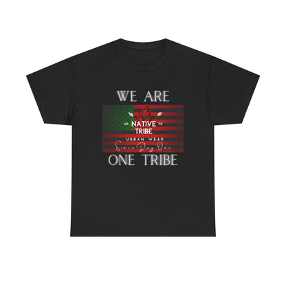 We Are One Tribe Unisex Heavy Cotton Tee - Urban Wear for Community Celebration