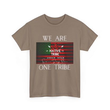 We Are One Tribe Unisex Heavy Cotton Tee - Urban Wear for Community Celebration