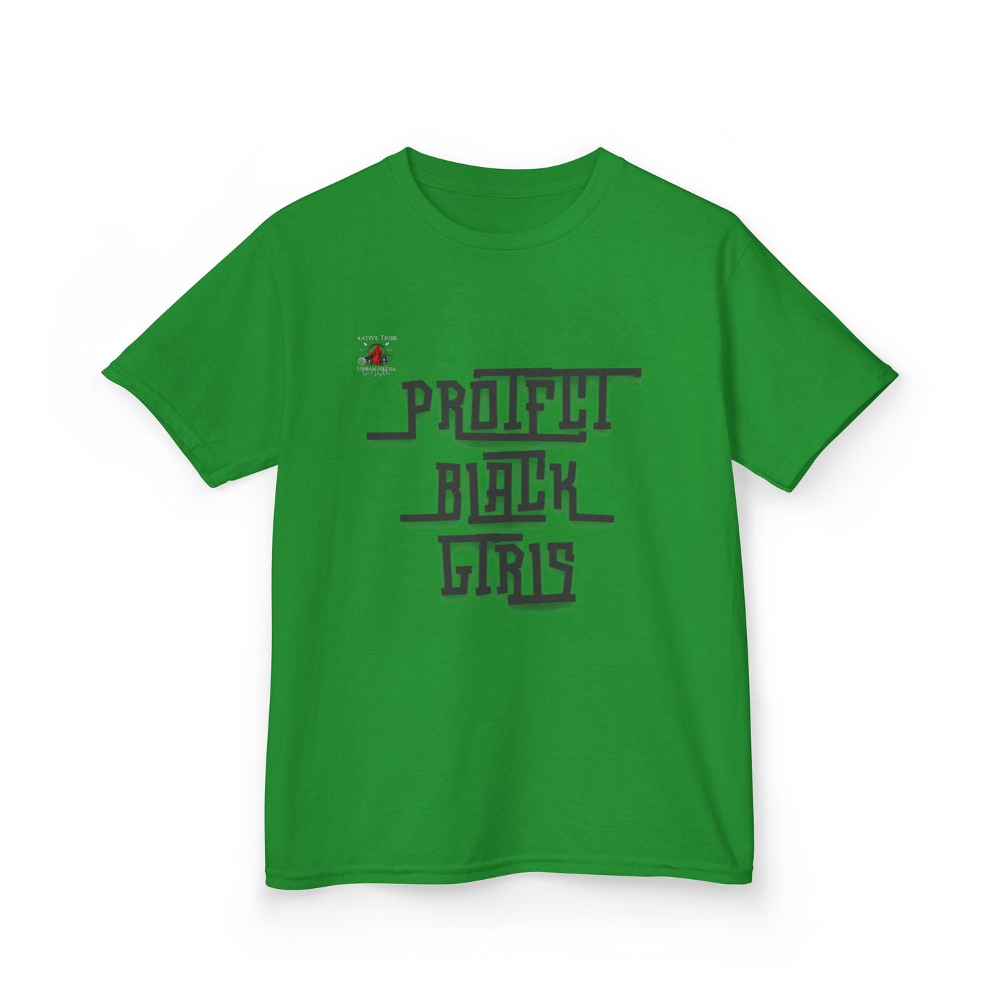 Protect Black Girls Kids Heavy Cotton Tee - Empowerment T-Shirt