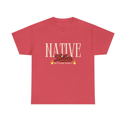 Native Tribe Unisex Heavy Cotton Tee - Retro Aesthetic T-Shirt for Cultural Pride
