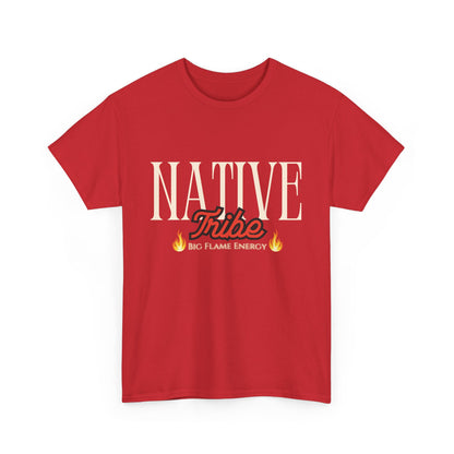 Native Tribe Unisex Heavy Cotton Tee - Retro Aesthetic T-Shirt for Cultural Pride