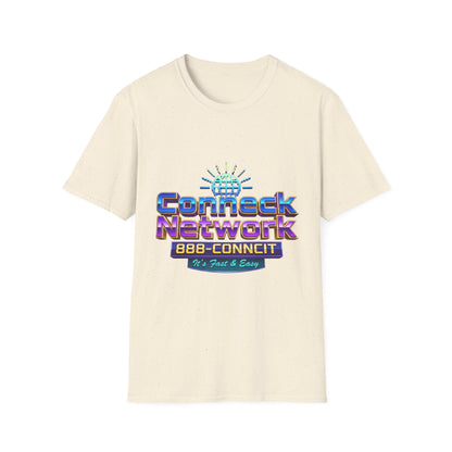 Connect Network T‑Shirt — Retro Tech Logo Tee ("888-CONNCIT" Design)