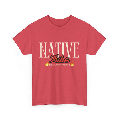 Native Tribe Unisex Heavy Cotton Tee - Retro Aesthetic T-Shirt for Cultural Pride