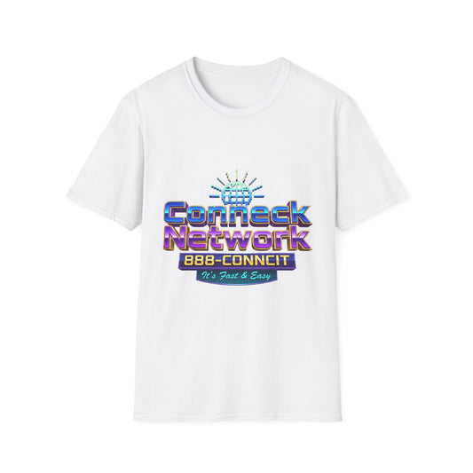 Connect Network T‑Shirt — Retro Tech Logo Tee ("888-CONNCIT" Design)
