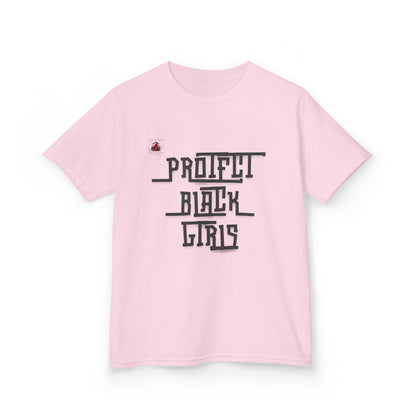 Protect Black Girls Kids Heavy Cotton Tee - Empowerment T-Shirt