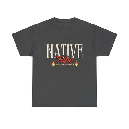 Native Tribe Unisex Heavy Cotton Tee - Retro Aesthetic T-Shirt for Cultural Pride