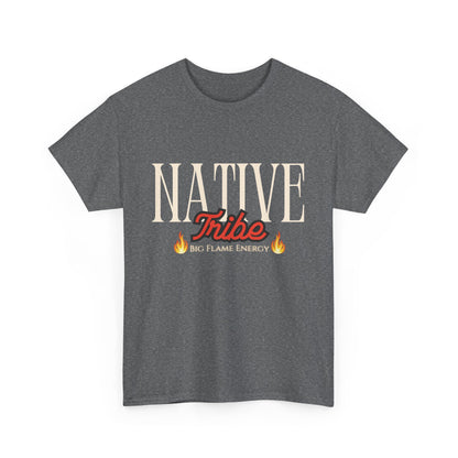 Native Tribe Unisex Heavy Cotton Tee - Retro Aesthetic T-Shirt for Cultural Pride