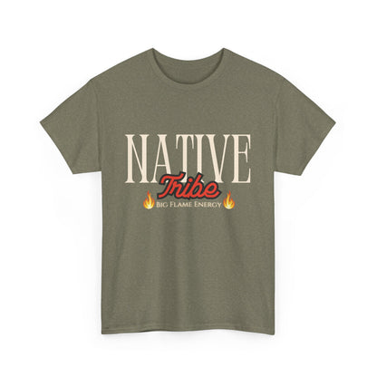 Native Tribe Unisex Heavy Cotton Tee - Retro Aesthetic T-Shirt for Cultural Pride
