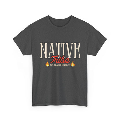 Native Tribe Unisex Heavy Cotton Tee - Retro Aesthetic T-Shirt for Cultural Pride
