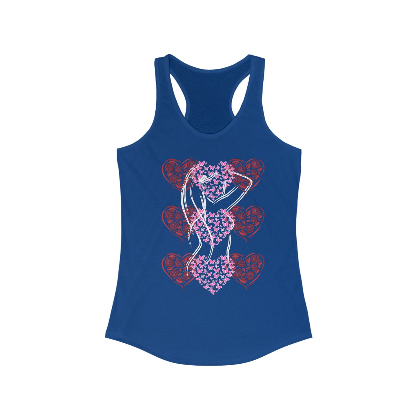 Tank Top - Suite Noir Beauty and Grace Racerback Tank for Women