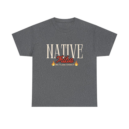Native Tribe Unisex Heavy Cotton Tee - Retro Aesthetic T-Shirt for Cultural Pride
