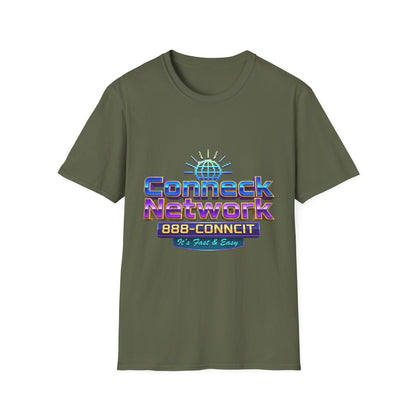Connect Network T‑Shirt — Retro Tech Logo Tee ("888-CONNCIT" Design)