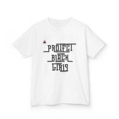 Protect Black Girls Kids Heavy Cotton Tee - Empowerment T-Shirt