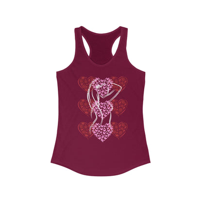 Tank Top - Suite Noir Beauty and Grace Racerback Tank for Women