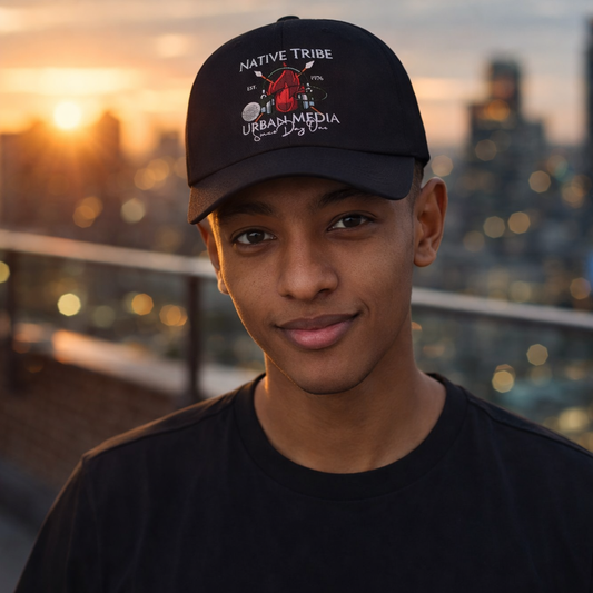 Native Tribe Crewneck Skull Graphic Hat