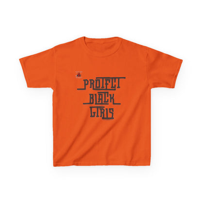 Protect Black Girls Kids Heavy Cotton Tee - Empowerment T-Shirt