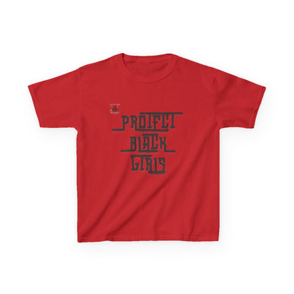 Protect Black Girls Kids Heavy Cotton Tee - Empowerment T-Shirt