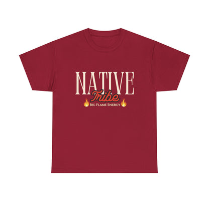 Native Tribe Unisex Heavy Cotton Tee - Retro Aesthetic T-Shirt for Cultural Pride