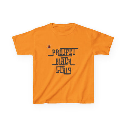 Protect Black Girls Kids Heavy Cotton Tee - Empowerment T-Shirt