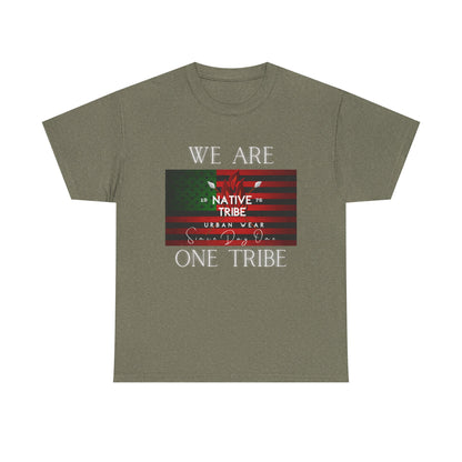 We Are One Tribe Unisex Heavy Cotton Tee - Urban Wear for Community Celebration