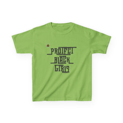 Protect Black Girls Kids Heavy Cotton Tee - Empowerment T-Shirt