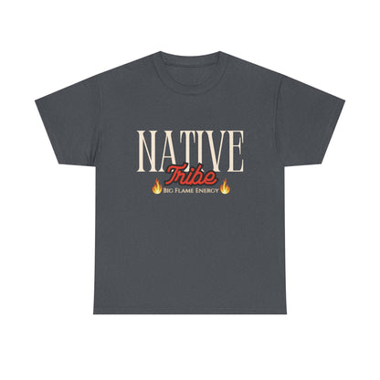 Native Tribe Unisex Heavy Cotton Tee - Retro Aesthetic T-Shirt for Cultural Pride