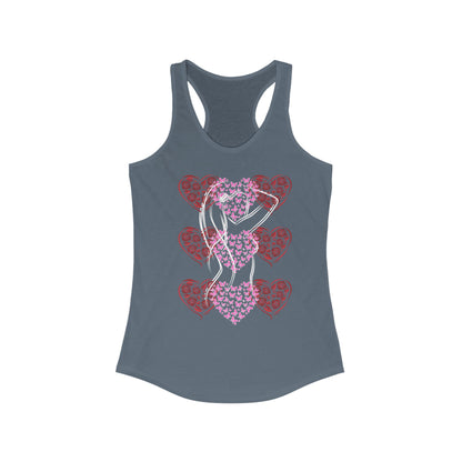 Tank Top - Suite Noir Beauty and Grace Racerback Tank for Women