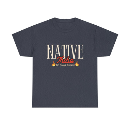 Native Tribe Unisex Heavy Cotton Tee - Retro Aesthetic T-Shirt for Cultural Pride