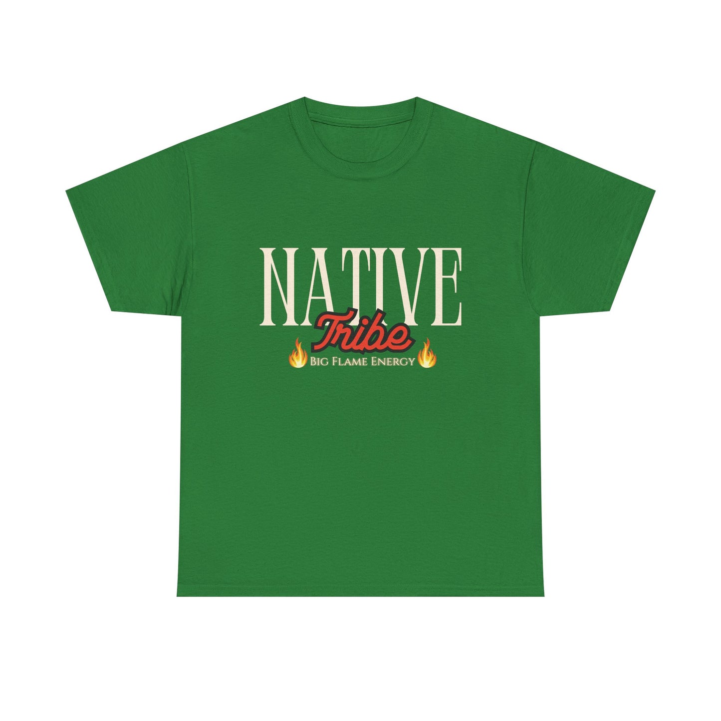 Native Tribe Unisex Heavy Cotton Tee - Retro Aesthetic T-Shirt for Cultural Pride