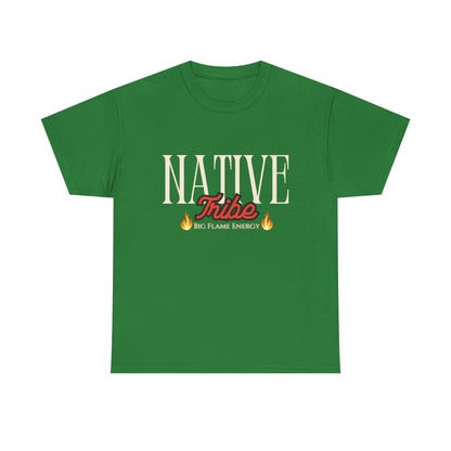 Native Tribe Unisex Heavy Cotton Tee - Retro Aesthetic T-Shirt for Cultural Pride