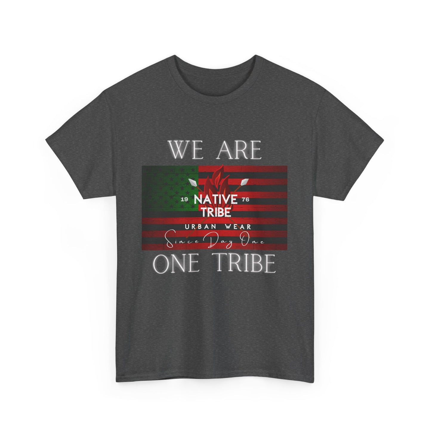 We Are One Tribe Unisex Heavy Cotton Tee - Urban Wear for Community Celebration