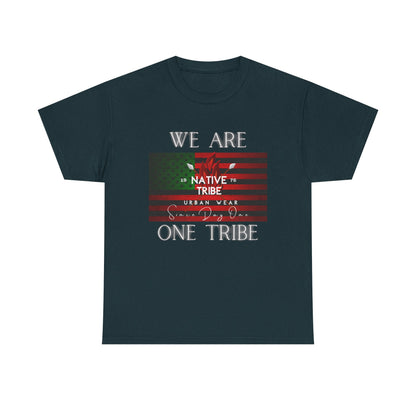 We Are One Tribe Unisex Heavy Cotton Tee - Urban Wear for Community Celebration
