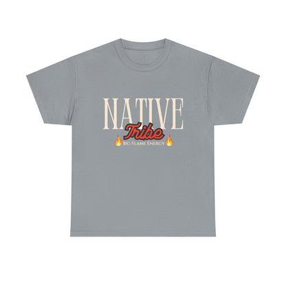 Native Tribe Unisex Heavy Cotton Tee - Retro Aesthetic T-Shirt for Cultural Pride