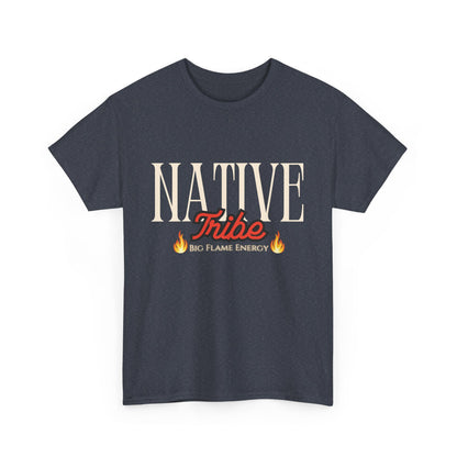 Native Tribe Unisex Heavy Cotton Tee - Retro Aesthetic T-Shirt for Cultural Pride
