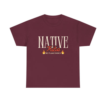 Native Tribe Unisex Heavy Cotton Tee - Retro Aesthetic T-Shirt for Cultural Pride
