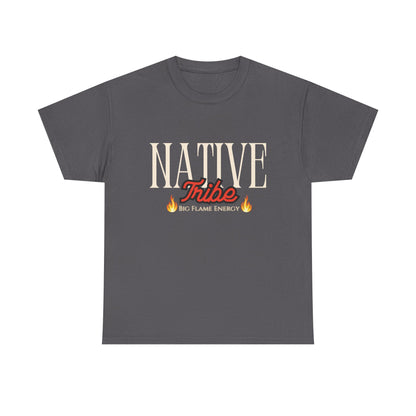 Native Tribe Unisex Heavy Cotton Tee - Retro Aesthetic T-Shirt for Cultural Pride