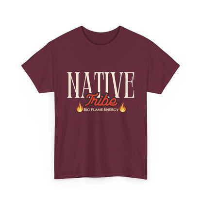 Native Tribe Unisex Heavy Cotton Tee - Retro Aesthetic T-Shirt for Cultural Pride